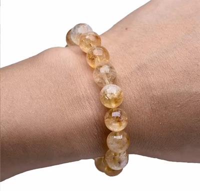 Sitrin Doğaltaş Bileklik 8 mm 