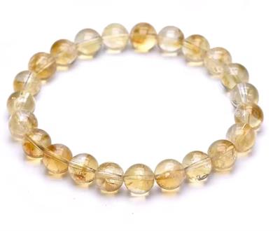 Sitrin Doğaltaş Bileklik 8 mm 