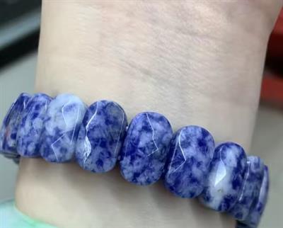 Sodalit Doğaltaş Roleks ( Rolex ) Özel Kesim Bileklik