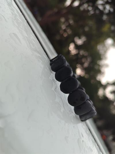 Şungit ( Shungite ) Doğaltaş Roleks ( Rolex ) Özel Kesim Bileklik  
