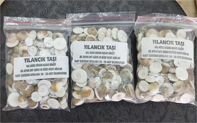 Yılancık Taşı 100 ila 120 adet arası paketlerde hac ve umre hediyeliği dağıtmalık 5 paket 