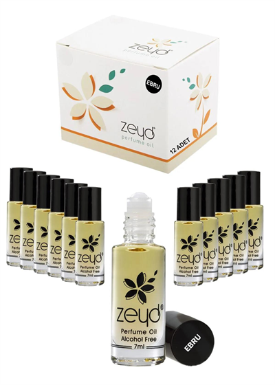 Zeyd Esans Ebru 7 cc Unisex Alkolsüz Esans 12 Adet 1 Kutu