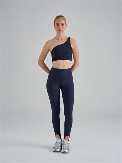 Tek Omuz Lacivert Spor Bustiyer 608