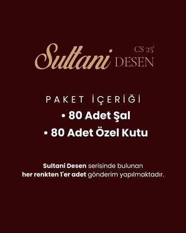 Sultani Desen Şal - Tüm renkler - 80 Adt.