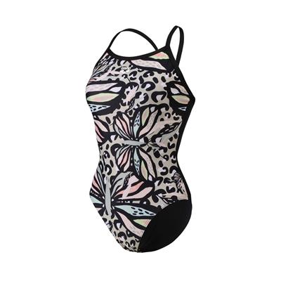 Arena Butterflies Swimsuit Light Kadın Yüzücü Mayosu - 007220550