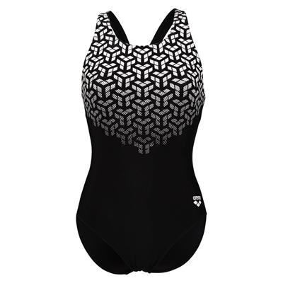 Arena Womens Swimsuit Kikko V Print Kadın Yüzücü Mayosu - 006650
