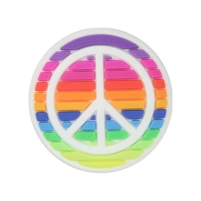 Crocs Rainbow Peace Sign Rozet - 10007075