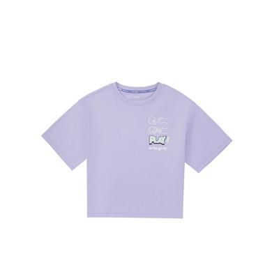 Erke Çocuk Genç Kız Bisiklet Yaka T-Shirt