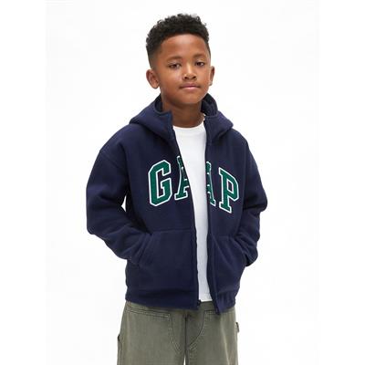 Gap Erkek Çocuk VintageSoft Gap Logo Fermuarlı Sweatshirt - 801449