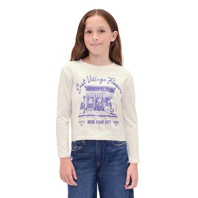 Gap Kız Çocuk Relaxed Grafik Logo T-Shirt -817650