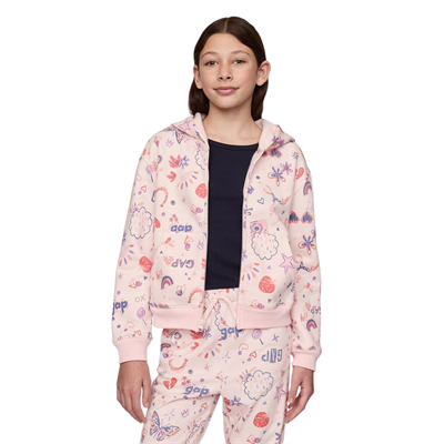 Gap Logo Fransız Havlu Kumaş Fermuarlı Sweatshirt - 725542