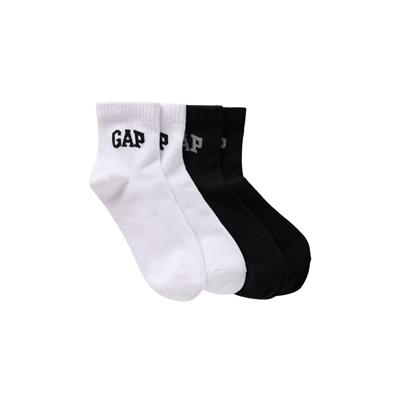 Gap Logo Quarter Crew 2li Çorap Seti - 724925