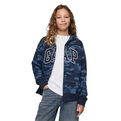 Gap Logo Relaxed Fermuarlı Sweatshirt - 743966