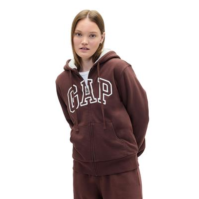 Gap Relaxed Gap Logo Sherpa Astarlı Fermuarlı Sweatshirt - 804073