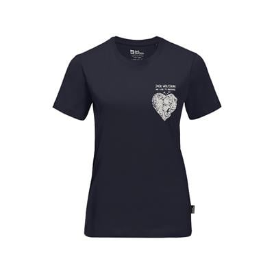 Jack Wolfskin Discover Heart T Kadın Tişört - 1809701