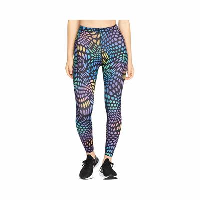 Nike Dri-Fit Run Division Printed Mid-Rise Kadın Koşu Taytı - DM7555