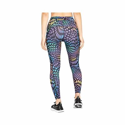 Nike Dri-Fit Run Division Printed Mid-Rise Kadın Koşu Taytı - DM7555