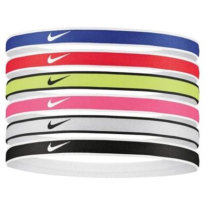 Nike Swoosh Sport Headbands 6 PK Tipped Kadın Saç Bandı - N.100.2021.655.OS