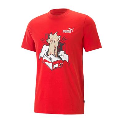 Puma Graphics Icon Erkek Kırmızı Tişört - 674478
