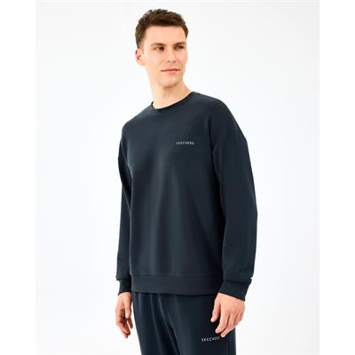 Skechers M Loose Crewneck Erkek Sweatshirt - S2510041