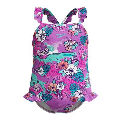 Speedo Digi Frill Çocuk Yüzücü Mayo - 8-00314618239
