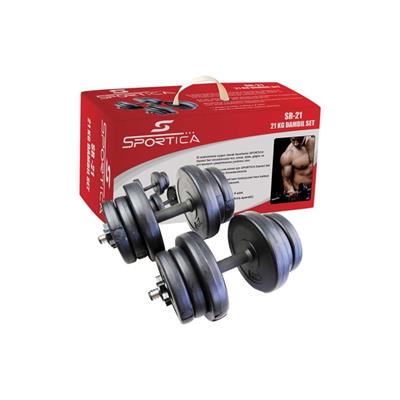 Sportica Sr10 Plastik Dambıl Seti 10,5Kg - SR-10