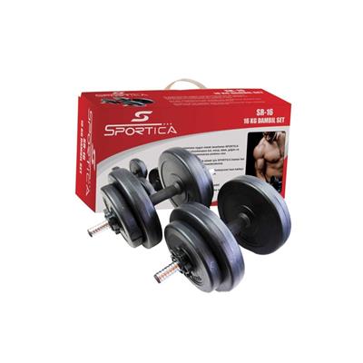 Sportica Sr10 Plastik Dambıl Seti 10,5Kg - SR-10