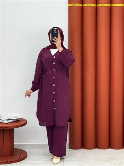 3321 Airobin ikili takım bordo