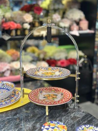 2 KATLI PİRİNÇ ETAJER (GOLD)