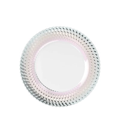 Boston Pearl Çok Renkli Kristal Servis Tabağı, Supla 32 cm
