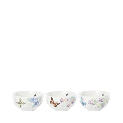 Butterfly Porselen Kase 3'lü Set 11 cm