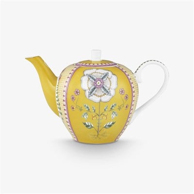 Pip Studio Sarı Porselen Demlik 1600 Ml