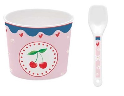 PORSEŞEN DONDURMALIK KAŞIKLI 8,5 CM