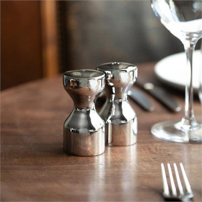 Robert Welch 2 li Çelik Tuzluk Biberlik Set