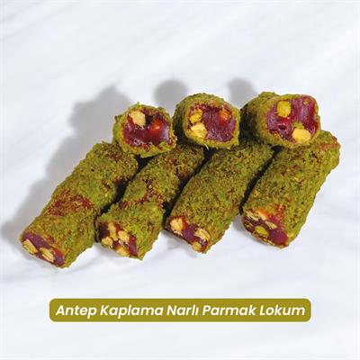 Antep Kaplama Narlı Parmak Lokum