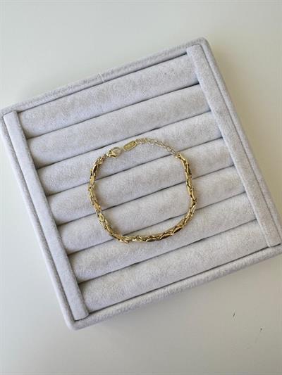 Altın Kaplama Arpa Bileklik