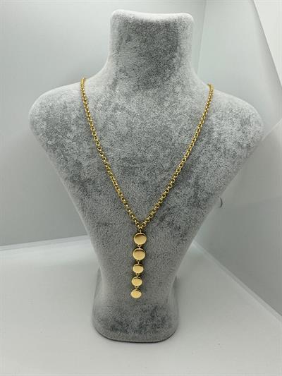 Altın Kaplama Kuyumcu Model Kolye