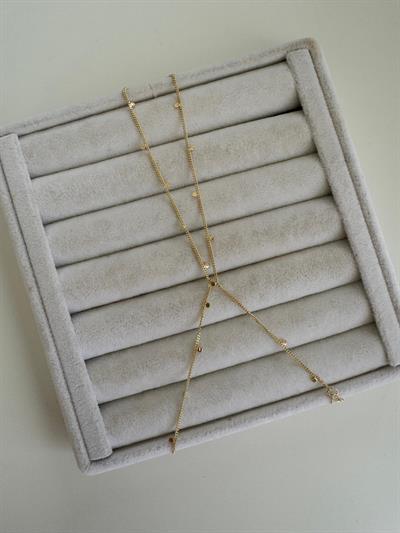 Altın Kaplama Pul Boncuklu Şahmeran