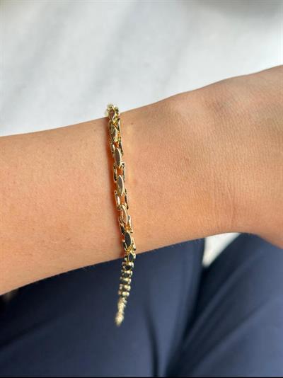 Altın Kaplama Arpa Bileklik