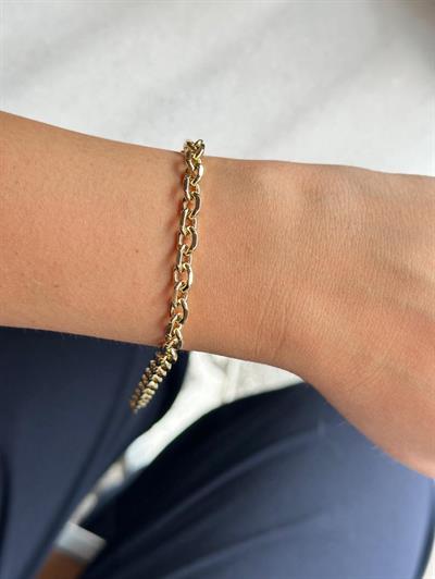 Altın Kaplama Zincir Bileklik