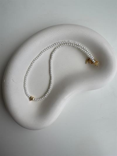 Bijuteri Kalpli İnci Kolye