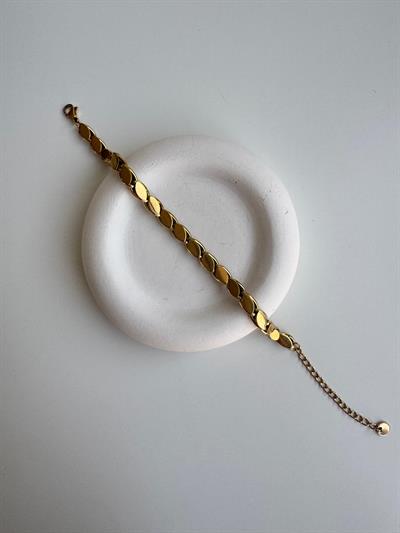 Çelik Arpa Zincir Bilekik