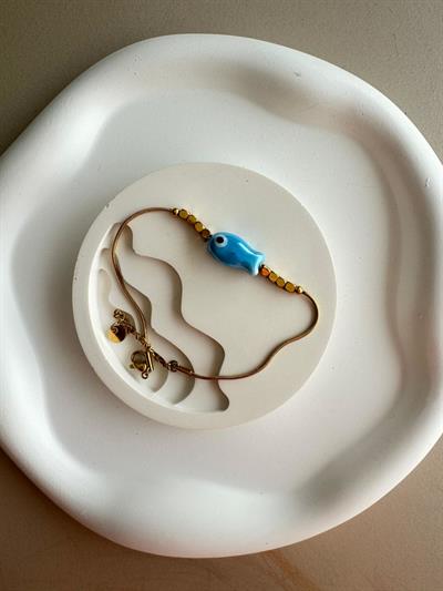 Çelik Balık Detaylı Halhal