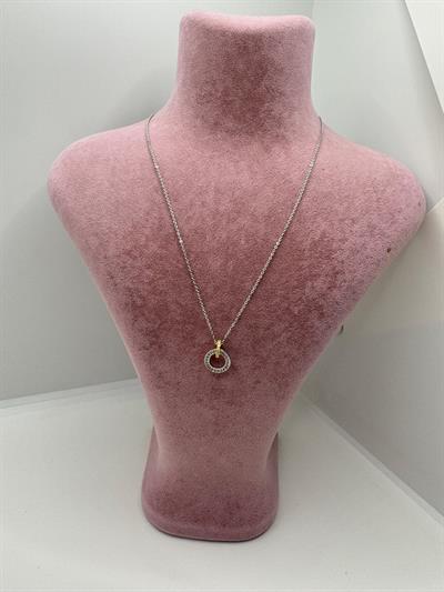 Çelik Geçme Halkalı Kolye