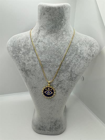 Çelik Göz Detaylı Kolye