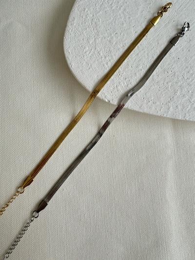 Çelik Italyan Bileklik (gold)