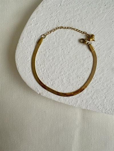 Çelik Italyan Bileklik (gold)