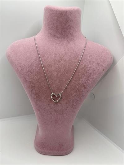 Çelik Kalp Kolye (silver)