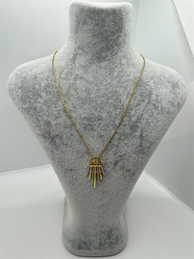 Çelik Marka Model Taşlı Kolye