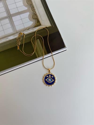 Çelik Göz Detaylı Kolye